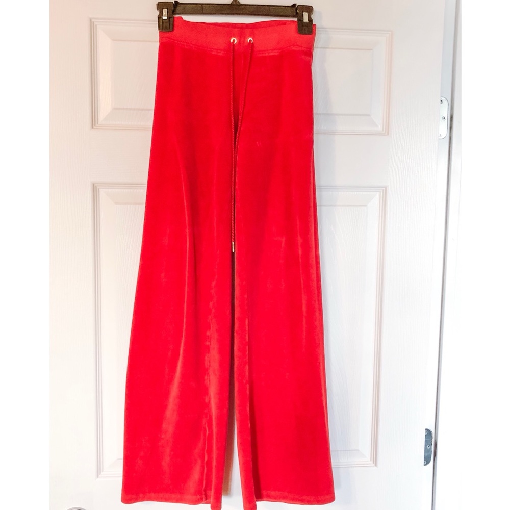 Juicy Couture velour red lounge pants sz. M